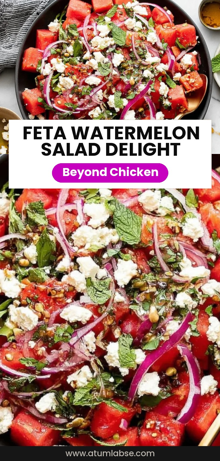 Feta Watermelon Salad