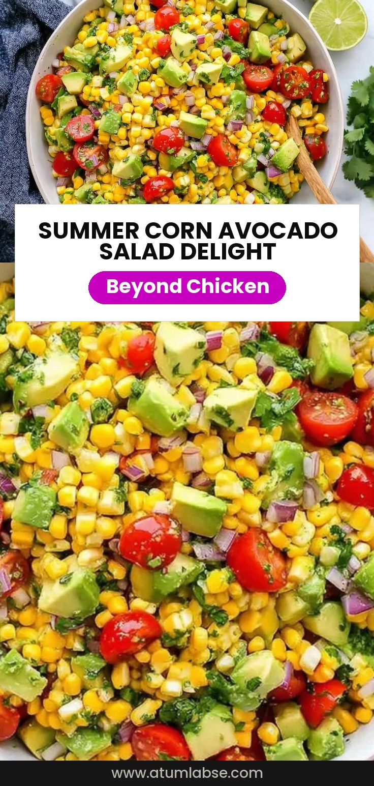 Summer Corn Salad with Avocado