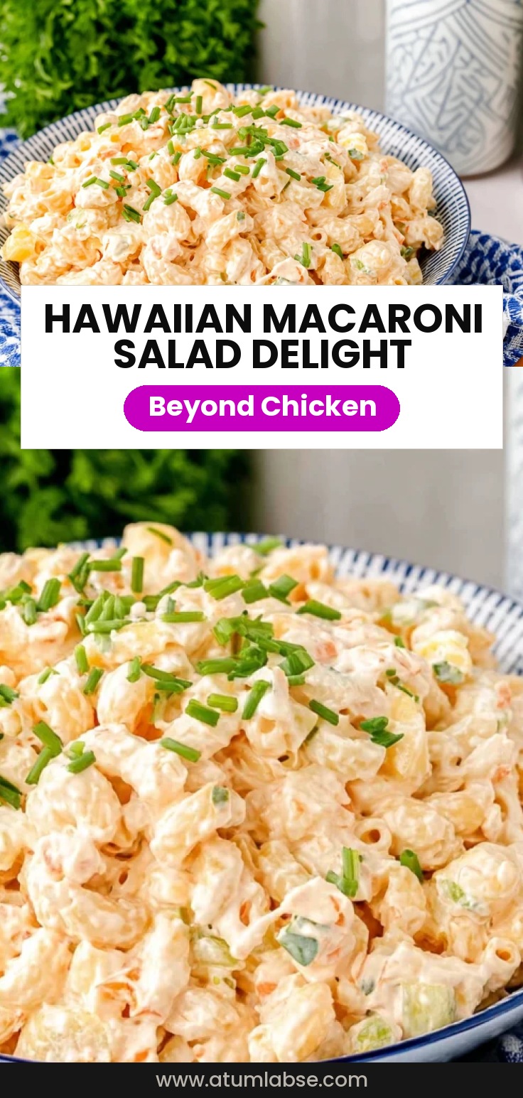 Classic Macaroni Hawaiian Salad