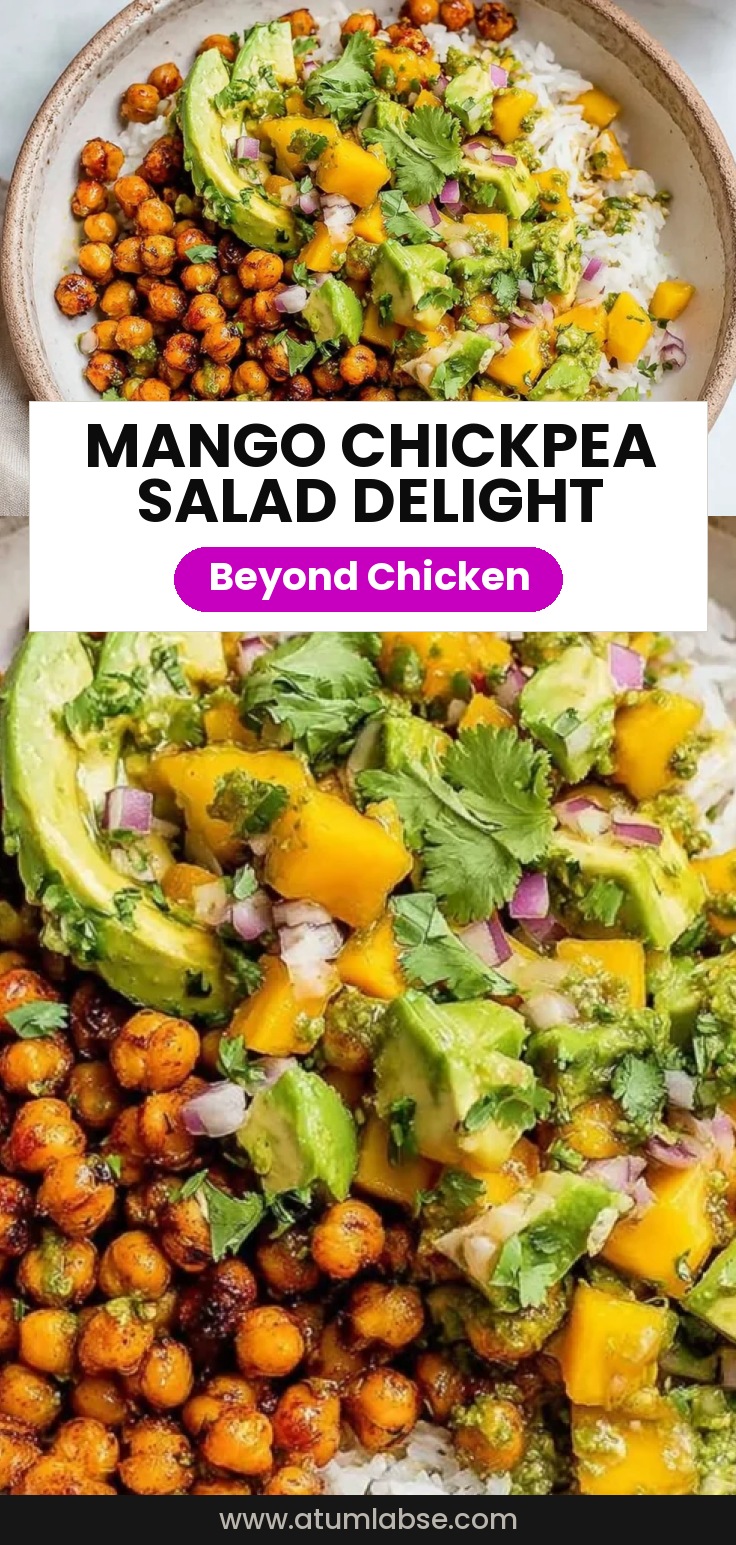 Mango Chickpea Salad