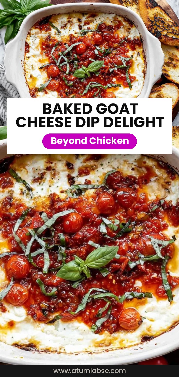 Baked Goat Cheese Bruschetta Dip