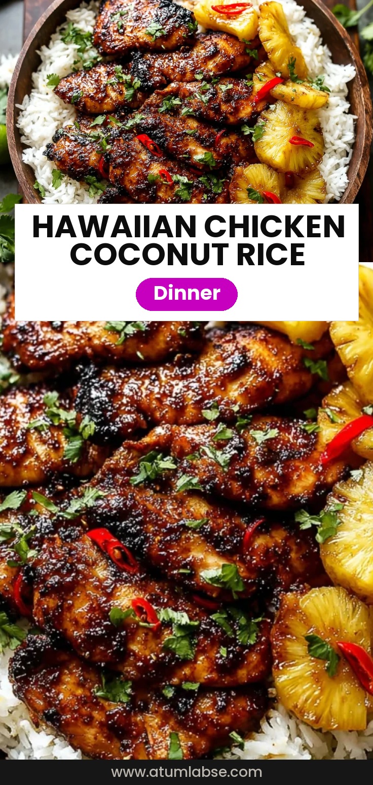 Hawaiian Chicken & Coconut Rice
