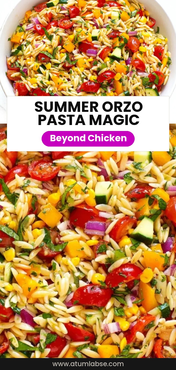 Summer Orzo Pasta Salad