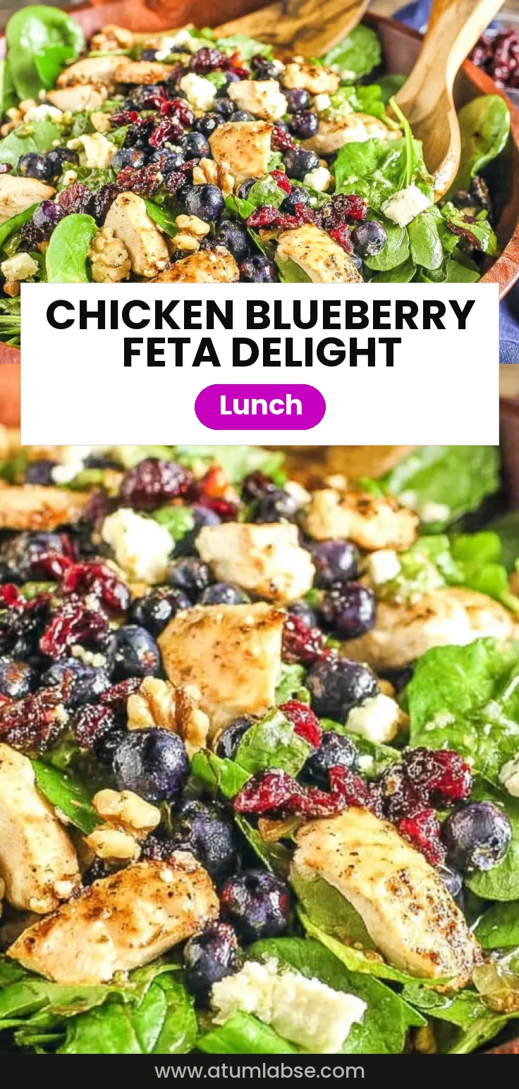 Chicken Blueberry Feta Salad