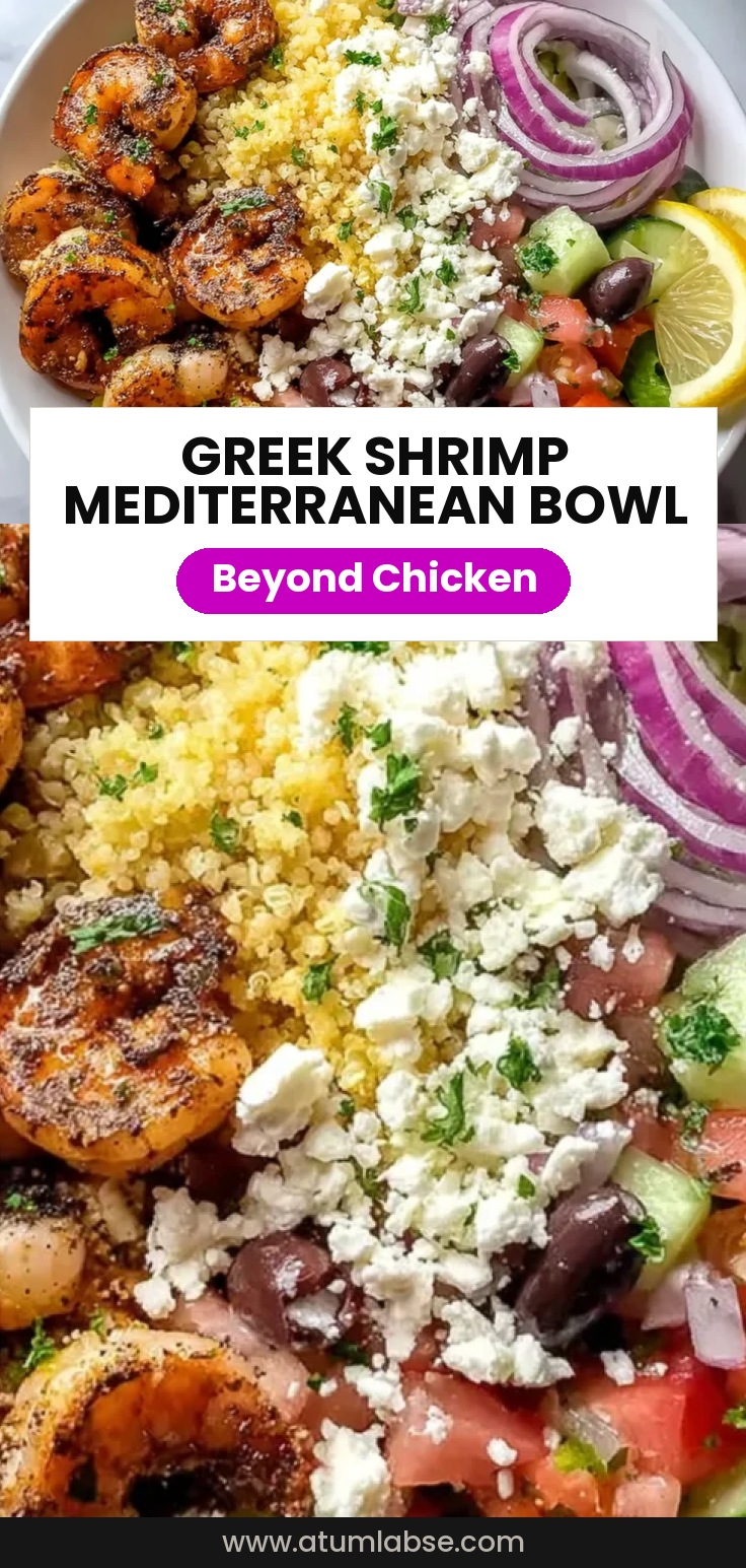 Greek Shrimp Mediterranean Bowl