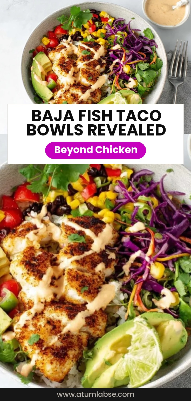 Baja Fish Taco Bowls