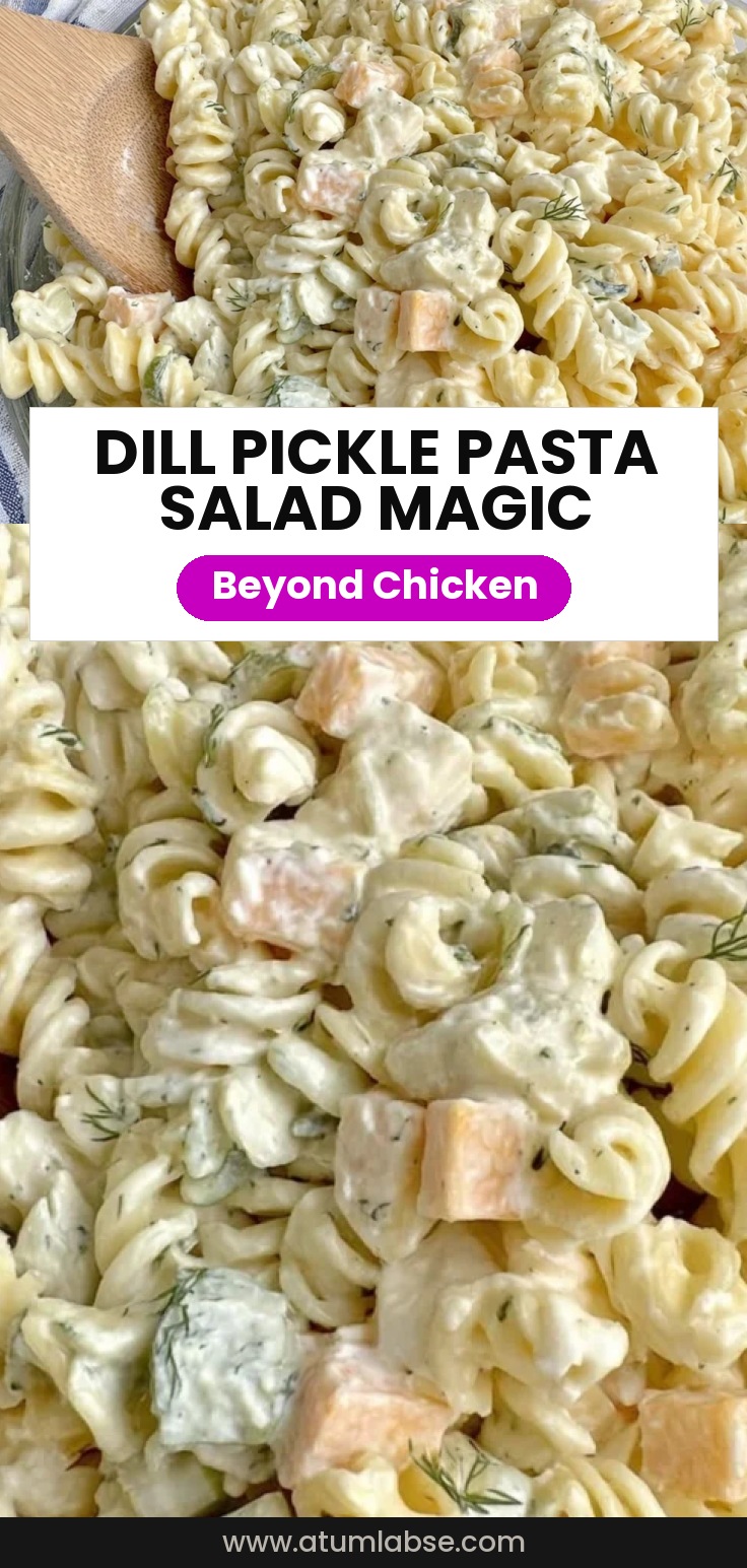 Dill Pickle Pasta Salad