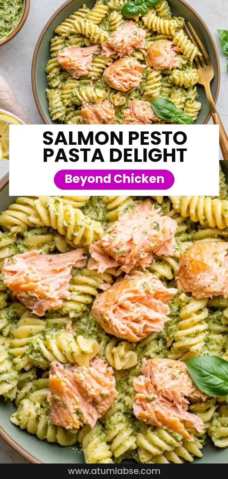 Salmon Pesto Pasta