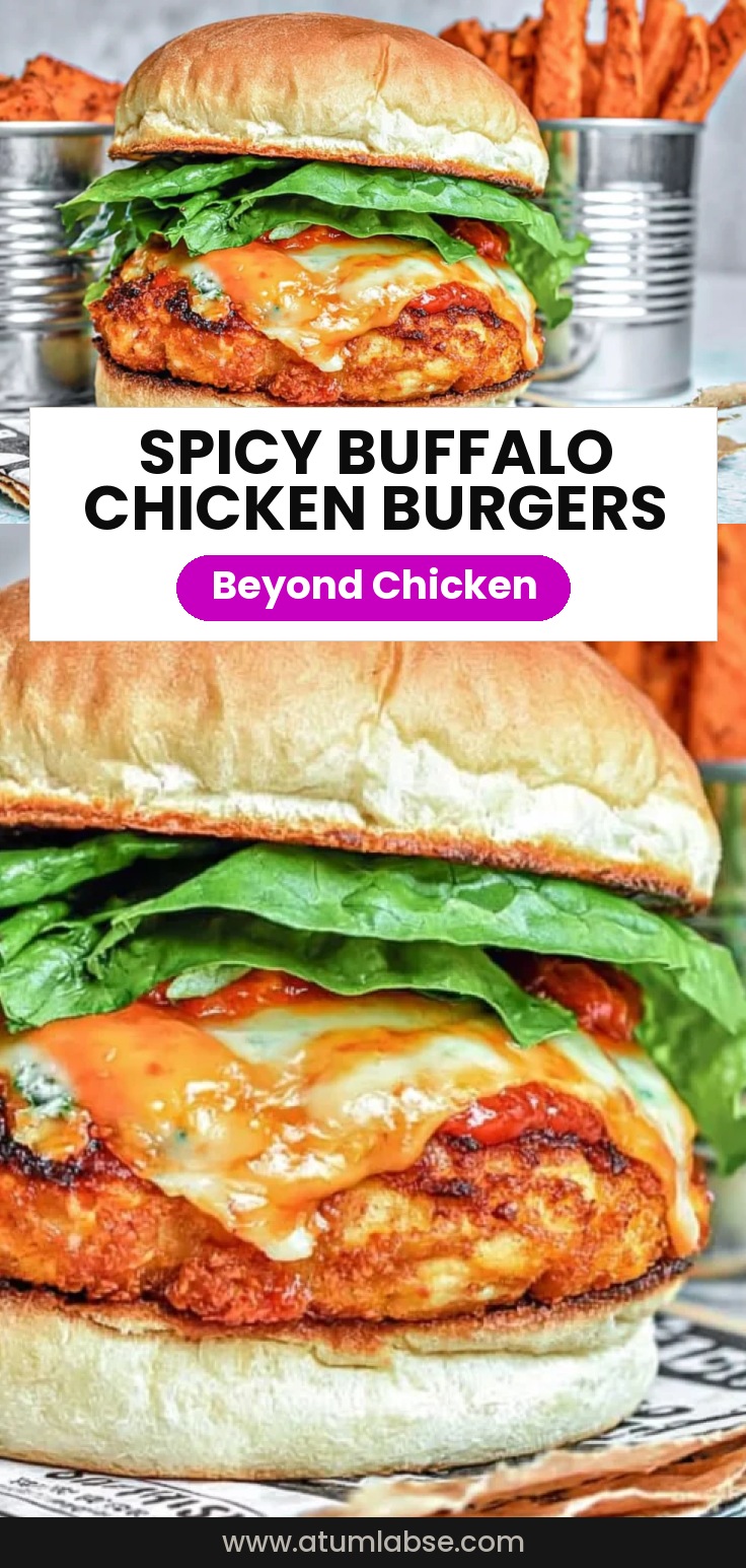 Buffalo Chicken Burgers