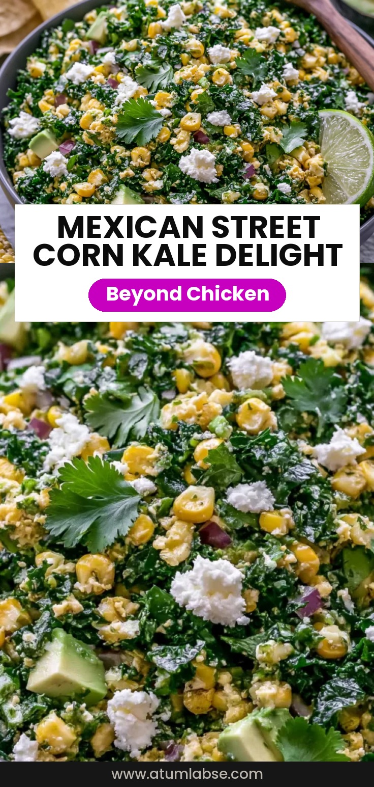 Mexican Street Corn Kale Salad