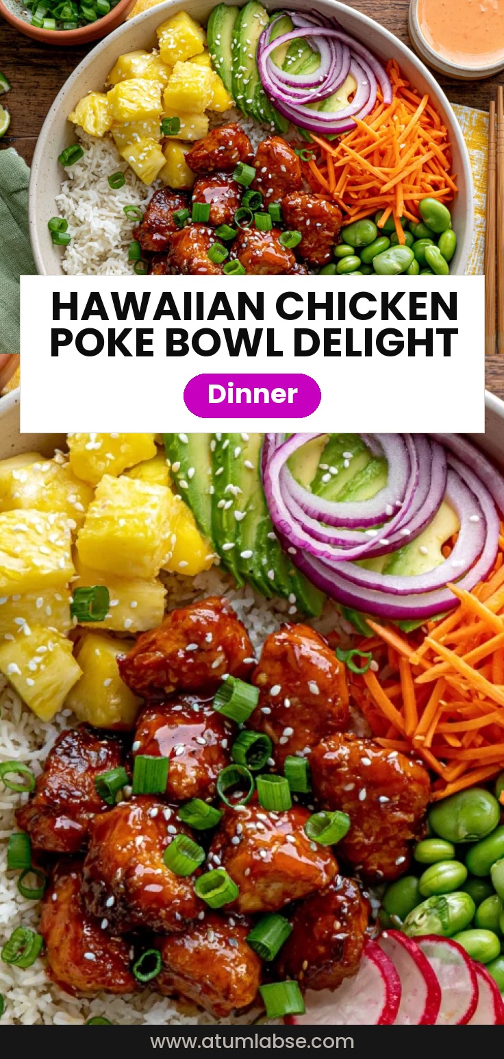 Hawaiian Chicken Poke Bowl