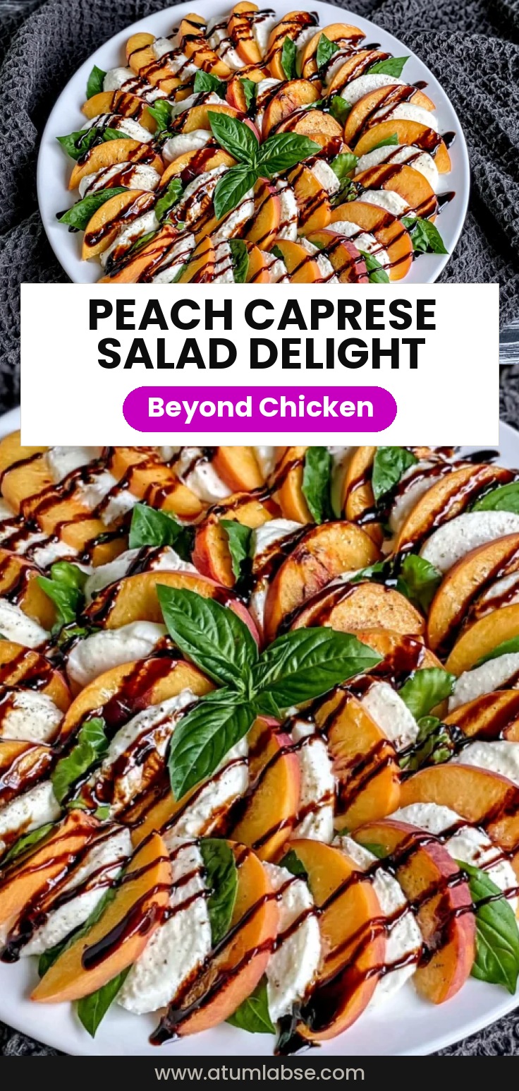 Peach Caprese Salad