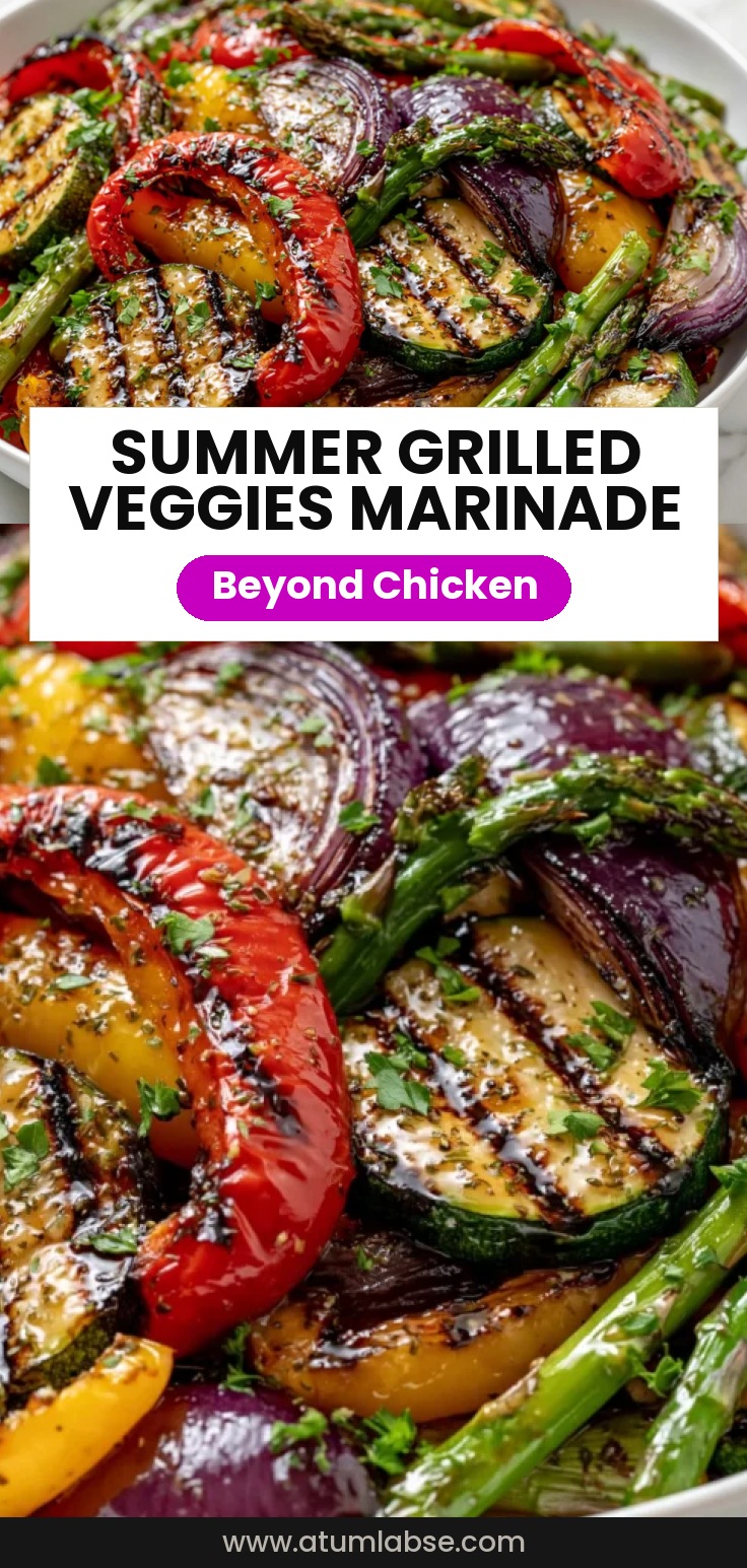 Grilled Veggies with Marinade For Summer