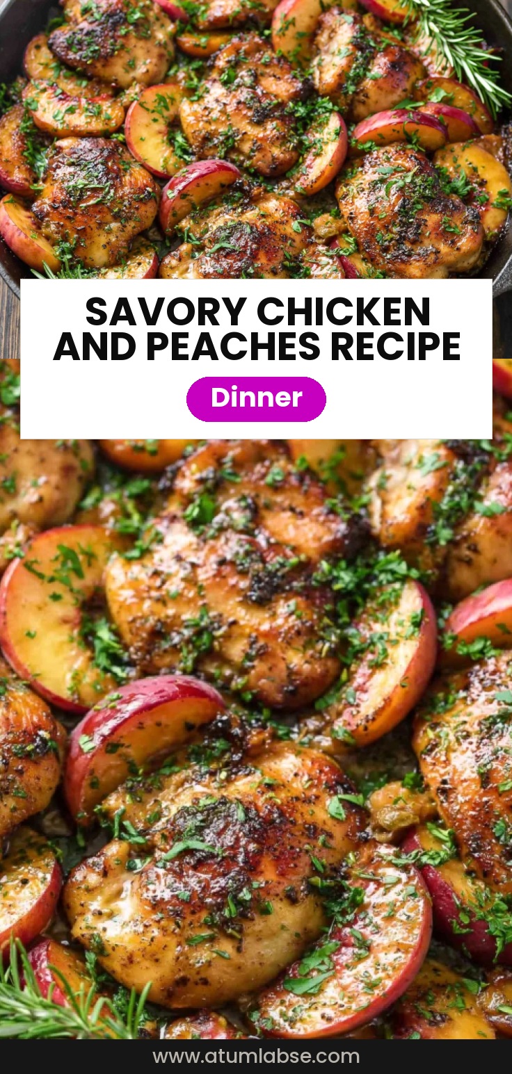 Chicken with Peaches