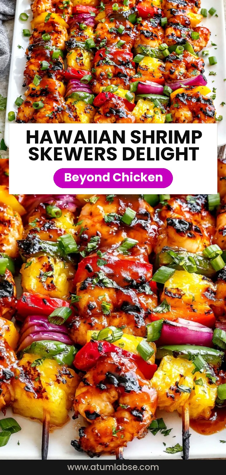 hawaiian Shrimp Skewer