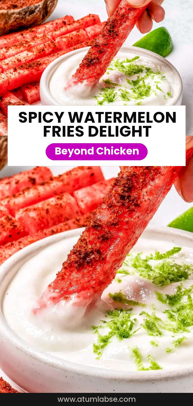 Spicy Watermelon Fries
