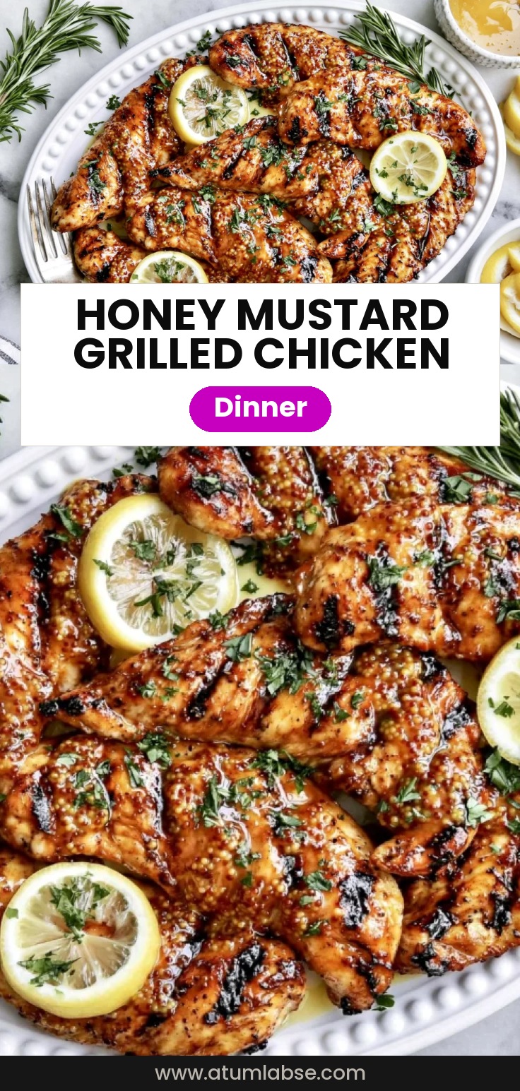 Grilled Honey Mustard Chicken Tenders