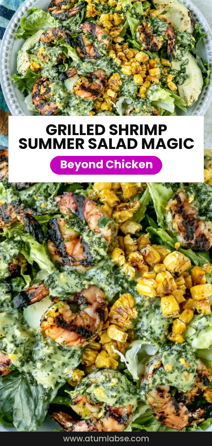 Grilled Shrimp Summer Salad