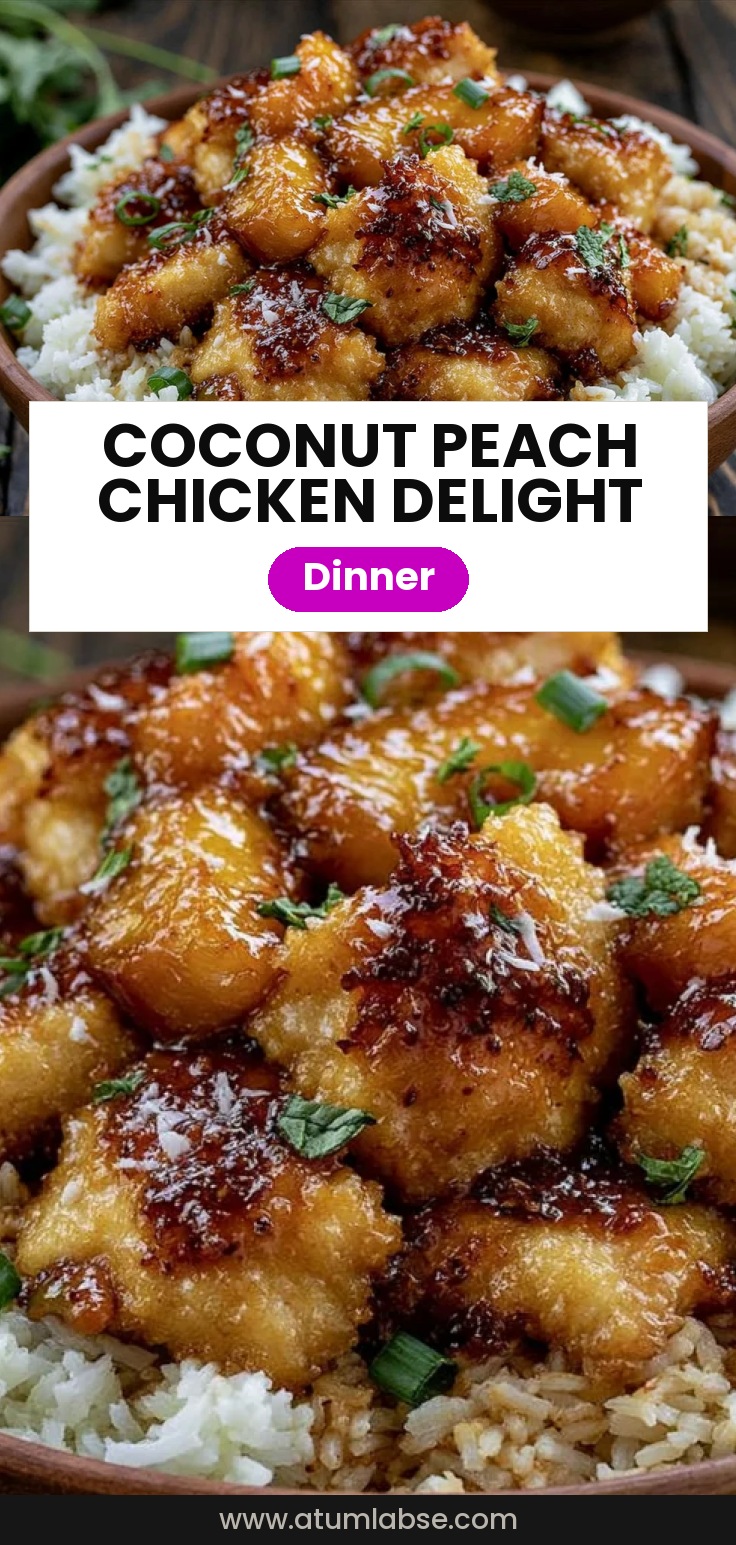 Coconut Peach Chicken