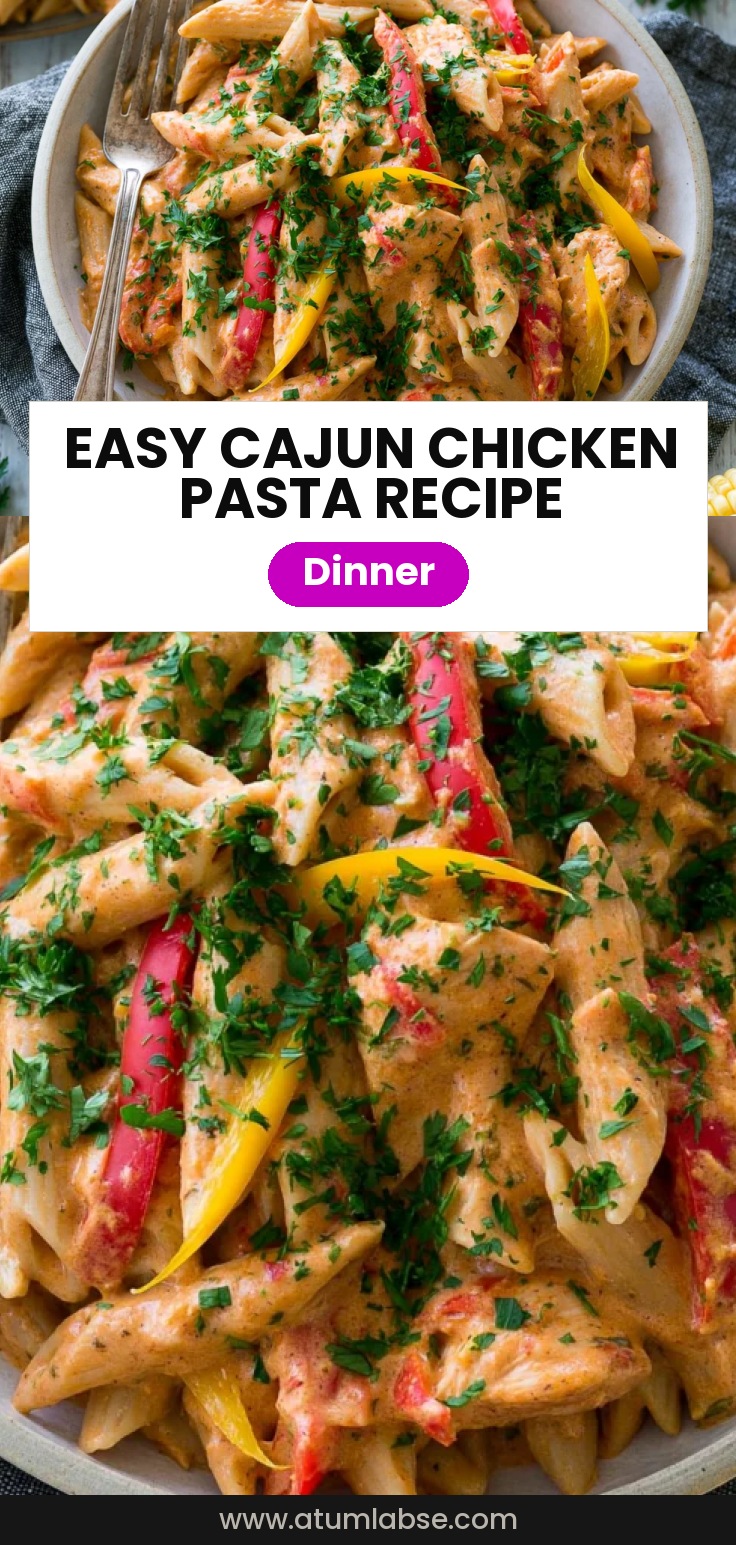 One Pot Cajun Chicken Pasta