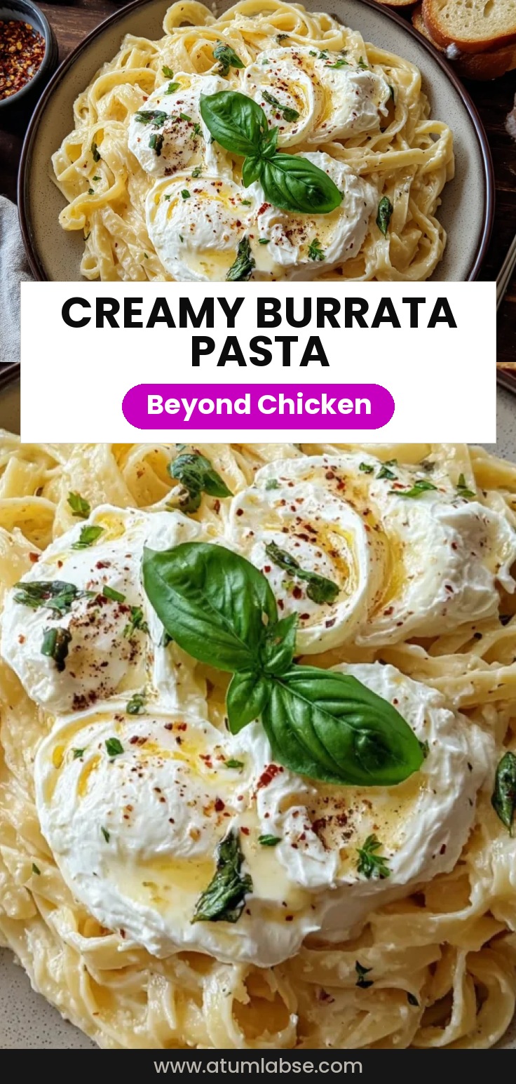 Creamy Burrata Pasta